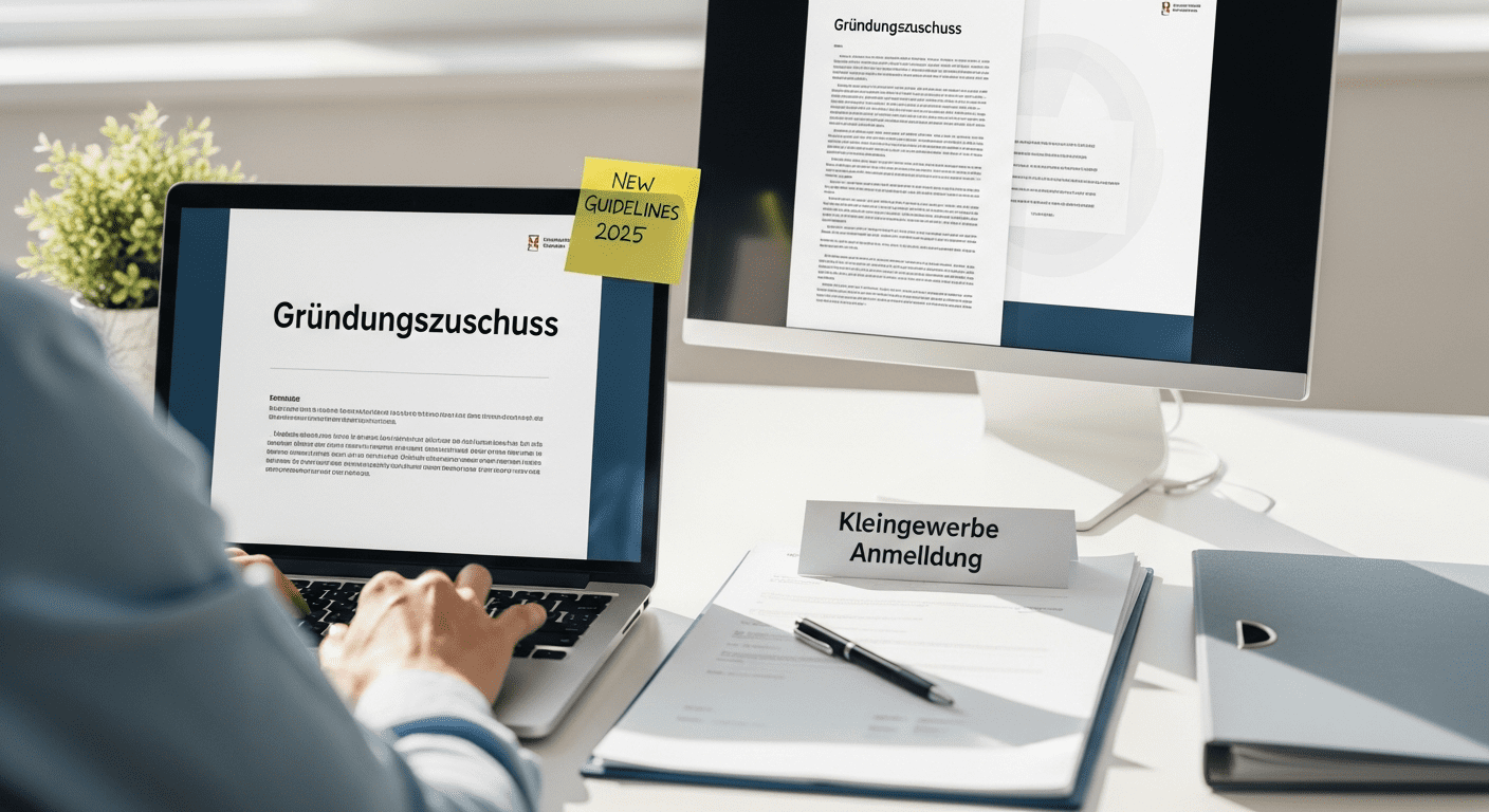 Gründungszuschuss Kleingewerbe Neue Richtlinien