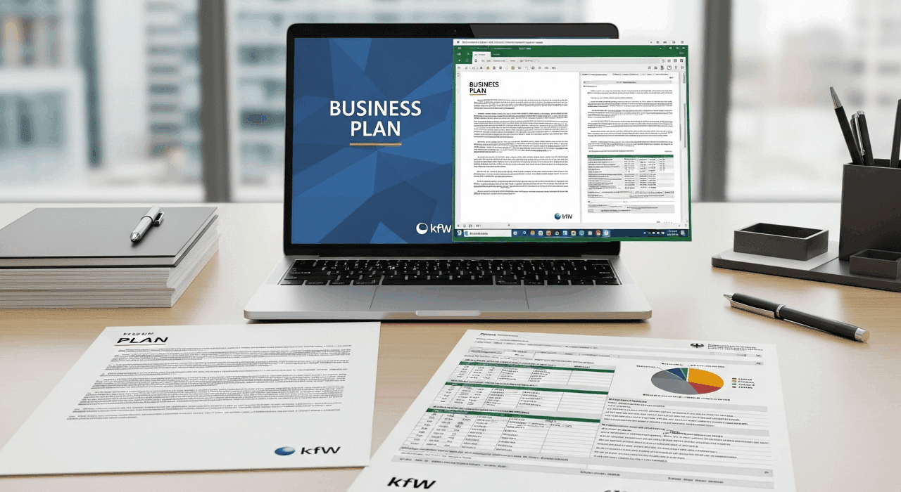 Professionelle Vorlage für Businessplan