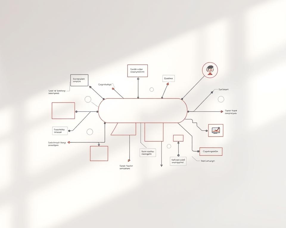 A vibrant, detailed illustration of a modern business model, depicted with a clean, minimalist aesthetic. The foreground showcases a simplified, abstract representation of a business blueprint, with interconnected shapes and lines conveying the core components. The middle ground features a neutral, understated background, allowing the focal elements to stand out. Subtle lighting casts a soft, natural glow, creating a sense of depth and dimension. The overall mood is one of clarity, focus, and a strong foundation for a successful business venture, reflecting the "Grundlagen und Voraussetzungen für einen erfolgreichen Start" section of the article.