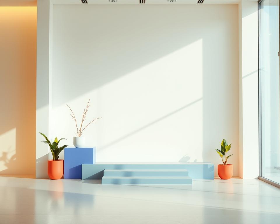 A vibrant, forward-thinking business concept takes center stage in a sleek, minimalist setting. Bold geometric shapes and dynamic lines converge, hinting at the innovative spirit and adaptability of the idea. Warm, natural lighting bathes the scene, creating a sense of openness and possibility. The composition emphasizes clean, modern aesthetics, with a focus on the conceptual elements rather than specific details. The overall mood is one of excitement, innovation, and the promise of a successful new venture.