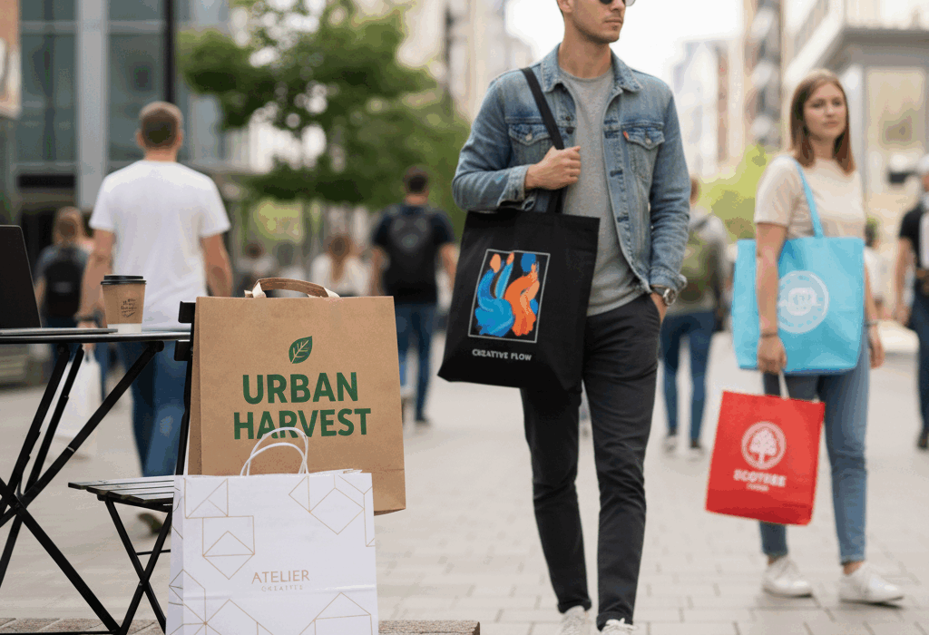 Bedruckte Tragetaschen Praktische Alltagshelfer und effektive Werbeträger